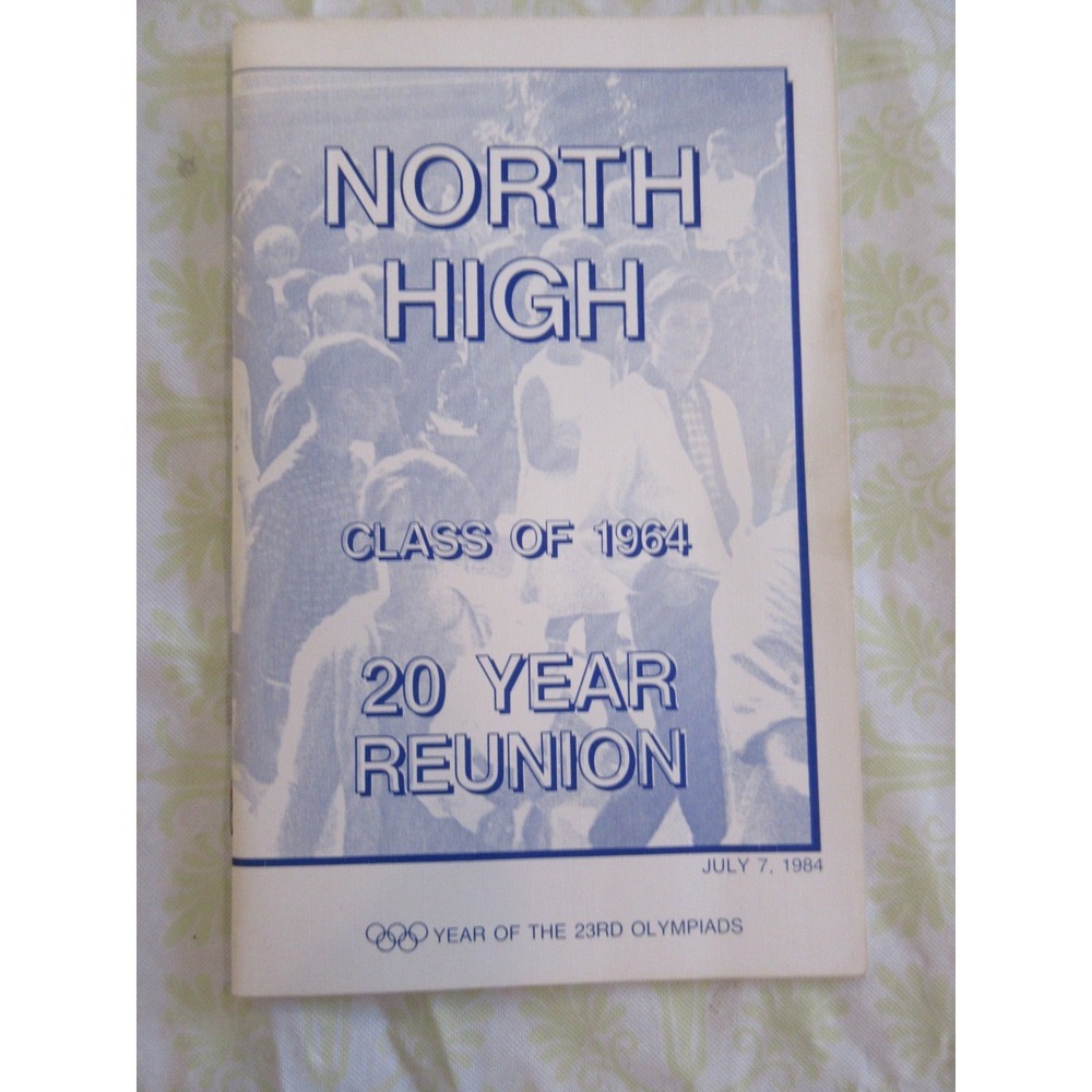 North High School Torrance Class of 1964 20 Year Reunion Pamphlet Program
